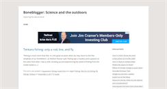 Desktop Screenshot of boneblogger.com