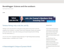 Tablet Screenshot of boneblogger.com